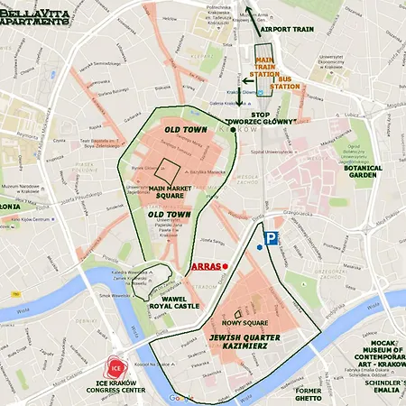 Appartamento Arras With Wawel Castle View, Wifi Cracovia